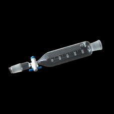 Embudo de carga, vidrio ENDOGLASSWARE®, esmerilado, c/ llave PTFE