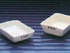 Capsulita de porcelana, de calcinacin, cuadrada