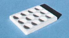 Placa de pocillos para tincin, porcelana W.H.