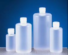 Frasco cilndrico, boca estrecha, LDPE