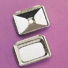 Molde para histologa, acero inox.