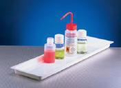 Bandeja protectora derramamiento de frascos, PVC