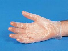 Guantes de vinilo con polvo, grado A, un solo uso