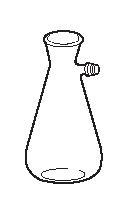 Matraz kitasato, vidrio borosilicato FISHER