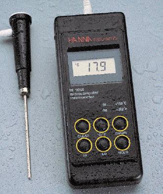 Termmetro digital resistente e impermeable HI9060