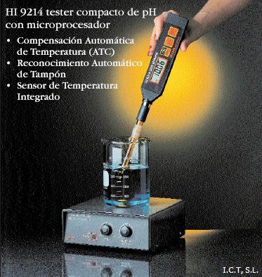 PH-metro de mano HI-9214, HANNA