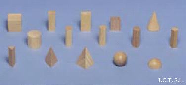 Slidos geomtricos de madera