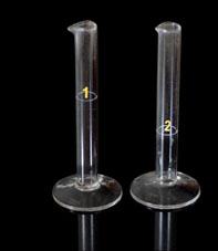 Probeta sin graduacin, aforada, p/ equipo Garca Tena acidez voltil, vidrio ENDOGLASSWARE®