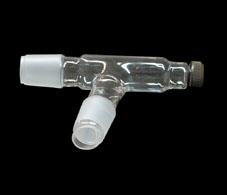 Adaptador esmerilado c/ tapn rosca p/ termmetro de control, vidrio ENDOGLASSWARE®