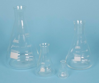 MATRAZ ERLENMEYER 3000 ML, VIDRIO, ENDOGLASSWARE®