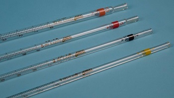PIPETA GRADUADA CLASE A S/BULBO, RECTA, 5 ML, GRADUACIN TOPACIO/MBAR, VIDRIO, ENDOGLASSWARE®