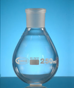 Matraz de evaporacin, boca esmerilada, vidrio GLASSCO®