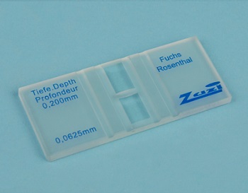 C�mara cuentagl�bulos para recuento celular tipo Fuchs Rosenthal, sin certificaci�n CE