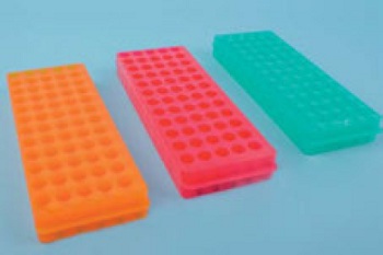 Gradilla rectangular para microtubos, PP, ENDOPLASTICWARE®