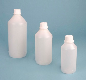 Frasco boca estrecha, HDPE, c/ tapn precinto, plstico, ENDOPLASTICWARE®
