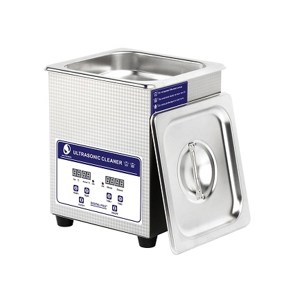 Bao de ultrasonidos digital 628/3 c/ calefaccin, Capacidad=2 L, Rango Temperatura=Amb.+5 a +80 °C, Temporizador=1-30 min, Medidas int=100/150/135 mm, medidas ext=210/175/160 mm, Peso=2.2 Kg, Voltaje=220V/50Hz, c/ tapa, acero inox, CHEMILABOR®