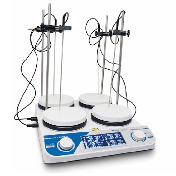 Agitador magn�tico con calefacci�n multiplaca, Modelo 670/4 c/ capacidad de 4x2 L (H2O), NAHITA�
