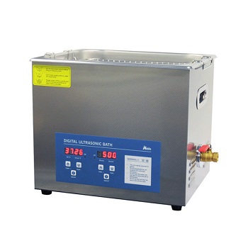 Bao de ultrasonidos digital, Capacidad=10 L, c/ calefaccin, c/ grifo, tapa y cestillo, NAHITA®