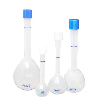 Matraz aforado PP c/tapn rosca, 500 mL, CHEMILABOR®