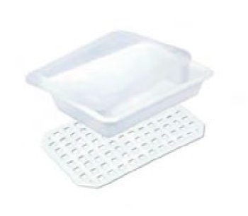 Bandeja de laboratorio, plana, plstico GILAC®