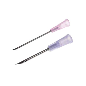 Agujas de carga BD Nokor™ Admix 18G 1 1/2", L=40 mm, d=1.2 mm, color rosa, estriles, 100 Unid, BECTON DICKINSON®