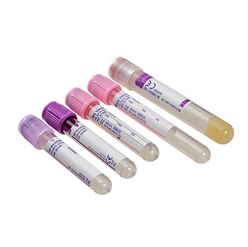 Tubos p/ extraccin de sangre BD VACUTAINER™ p/ hematologa c/ K3 EDTA (tripotsico), 13x75 mm, 2 mL, tapn violeta translcido, PET, c/ etiqueta transparente, 100 Unid, BECTON DICKINSON®