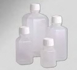 Frasco octogonal, plstico PP