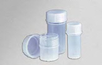 Frasco para muestras, PP, tapa rosca, LAN