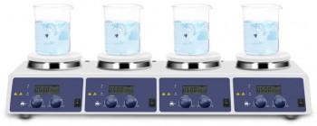 Agitador con placa calefactora multipuesto modelo H340