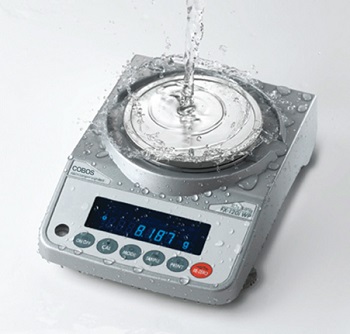 Balanza de precisin 320/0,001g FX-iWP FX-300WP, calibracin externa, COBOS®