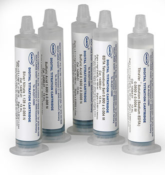 cido Sulfrico, cartucho p/valorador digital, 0,1600 N NaOH, HACH®