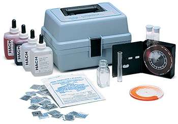 Dureza, Hierro y pH, kit de pruebas, modelo HA-62, HACH®