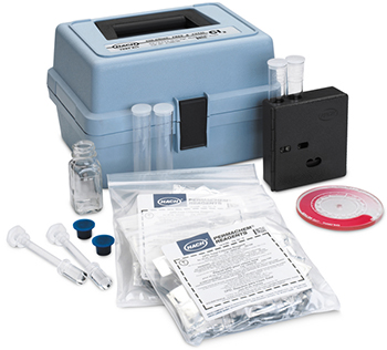 Cloro libre + total, Kit de pruebas, rango bajo de Cloro libre y total (modelo CN-80), 100 unid, HACH®