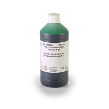 Prpura de metilo, solucin indicadora, 1,0 g/L, 500 mL, HACH®