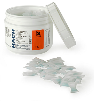 Tampn pH 10,01, sobres de reactivo en polvo, codificacin en color azul, 250 unid, HACH®