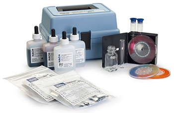 Cloro, dureza, Hierro y pH, kit de pruebas, modelo CN-39WR, 100 unid, HACH®