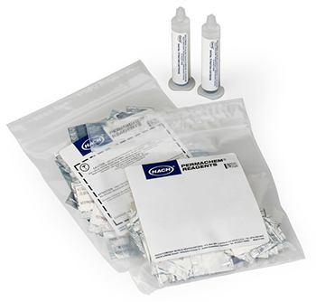 Acidez, Set de reactivos p/valorador digital, 10 - 160 mg/L y 100 - 4000 mg/L CaCO 3, 100 unid, HACH®