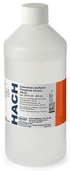 Fosfato tamponado de Butterfield, 450 mL, 10 unid, HACH®