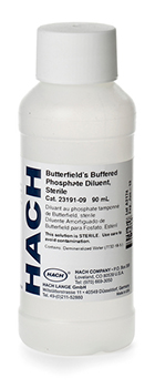 Fosfato tamponado de Butterfield, 90 mL, 25 unid, HACH®