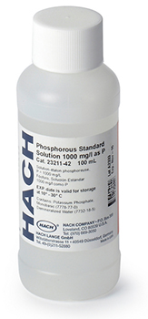 Fsforo, solucin estndar, 1000 mg/L como P (NIST), 100 mL, HACH®