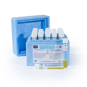 Cubeta-test para DQO, sin mercurio, de 0 a 150 mg/L O2, 25 unid, HACH®