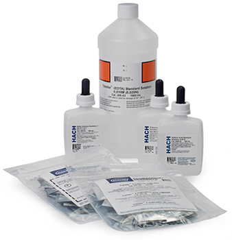 Dureza (clcica y total), Set de reactivos bureta, 0 - 2500 mg/L CaCO3, HACH®