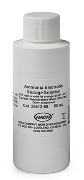 Amonaco, solucin, almacenamiento de electrodos de Amonaco, 50 mL, HACH®