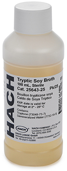 Soja trptica, caldo, 100mL, 25 unid, HACH®