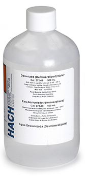 Agua, desionizada, 500 mL, HACH®