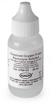 Solucin, relleno, interna, polarogrfica, oxgeno disuelto, 30 mL, HACH®