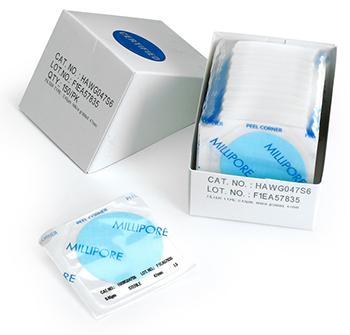 Filtros de membrana millipore S-pak tipo HA, HACH®