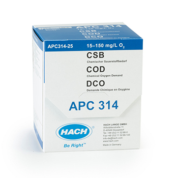 Cubeta-test DQO, 15 - 150 mg/L, para robot de laboratorio AP3900, 100 unid, HACH®