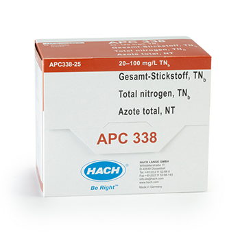 Cubeta-test Nitrgeno total, 20 - 100 mg/L, para robot de laboratorio AP3900, 50 unid, HACH®