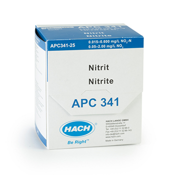 Cubeta-test Nitrito para robot de laboratorio AP 3800, 0,015-0,6 mg/L NO2-N, 100 unid, HACH®
